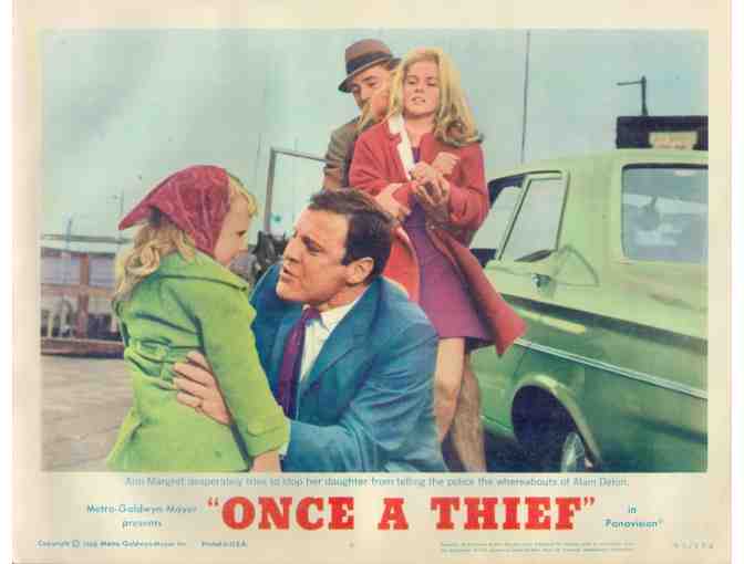 ONCE A THIEF, 1965, lobby card set, Ann-Margret, Alain Delon