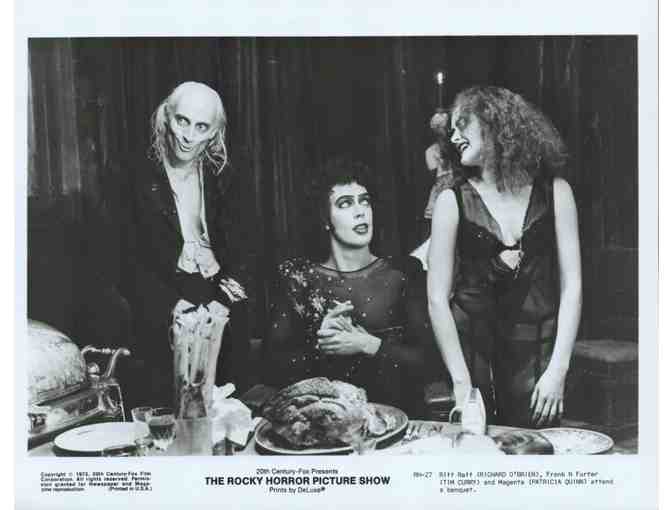 ROCKY HORROR PICTURE SHOW, 1975, cards and stills, Tim Curry, Susan Sarandon