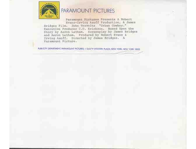 URBAN COWBOY, 1980, cards and stills, John Travolta, Debra Winger