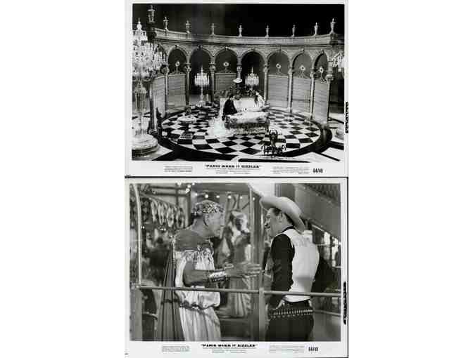 PARIS WHEN IT SIZZLES, 1964, movie stills, Audrey Hepburn and William Holden