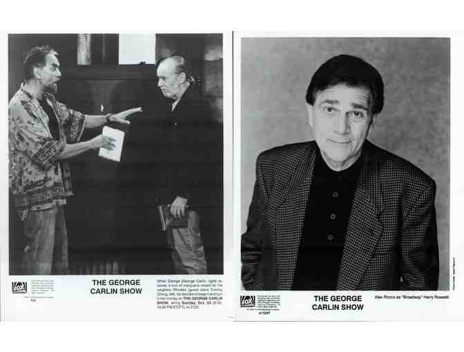 GEORGE CARLIN SHOW, 1994-1995, 8x10 tv stills, George Carlin, Alex Rocco