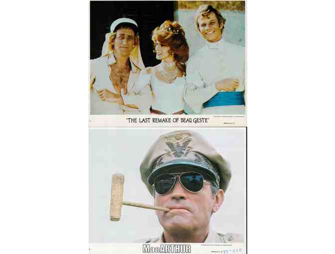 MINI LOBBY CARDS MISC LOT 2, 10 DIFFERENT TITLES 1950s to 1990s