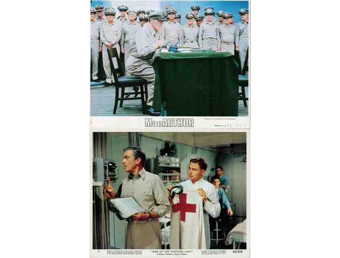 MINI LOBBY CARDS MISC LOT 5, 10 DIFFERENT TITLES 1950s to 1990s