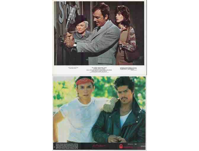 MINI LOBBY CARDS MISC LOT 11, 10 DIFFERENT TITLES 1960s to 1990s