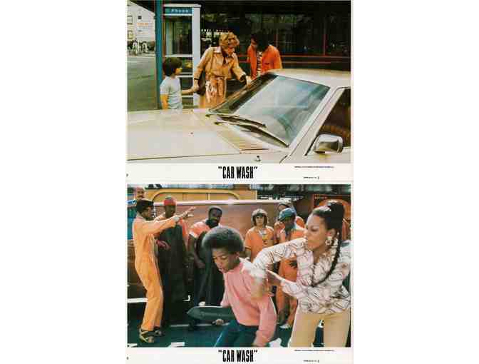 CAR WASH, 1976, mini lobby cards, Richard Pryor, George Carlin