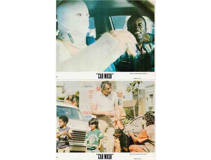 CAR WASH, 1976, mini lobby cards, Richard Pryor, George Carlin
