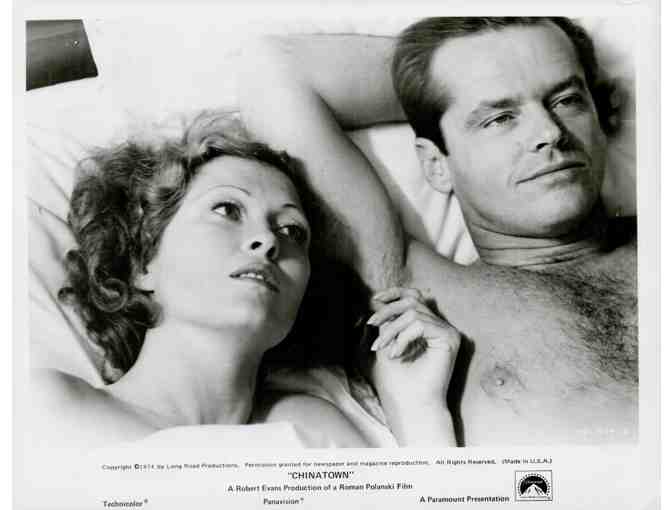 CHINATOWN, 1974, movie stills, Jack Nicholson, Faye Dunaway