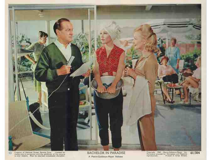 BACHELOR IN PARADISE, 1961, mini lobby cards, Bob Hope, Lana Turner