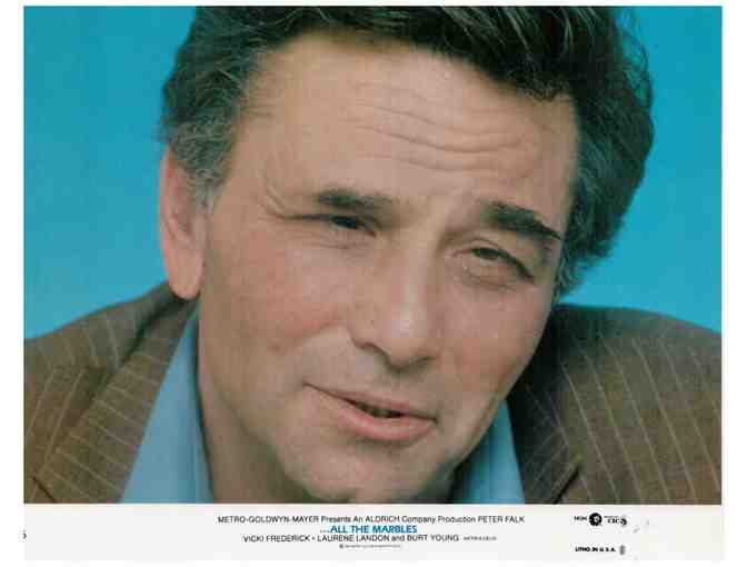 ALL THE MARBLES, 1982, mini lobby cards, Peter Falk, Burt Young