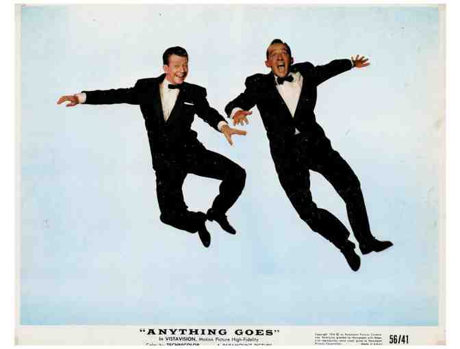 ANYTHING GOES, 1956, mini lobby cards, Bing Crosby, Donald Oconnor