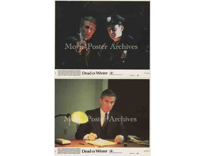 DEAD OF WINTER, 1987, mini lobby card set, Roddy McDowall, Mary Steenburgen