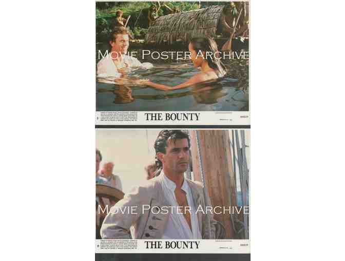 BOUNTY, 1984, mini lobby cards, Mel Gibson, Anthony Hopkins