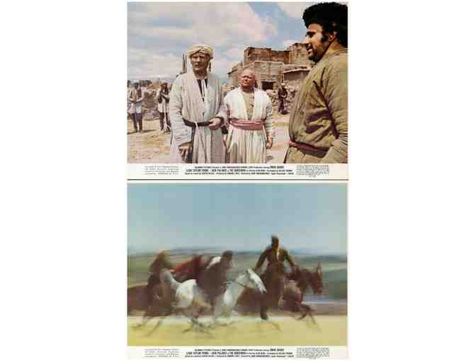 HORSEMAN, 1971, mini lobby cards, Omar Sharif, Jack Palance