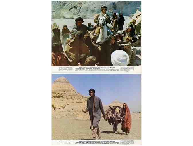 HORSEMAN, 1971, mini lobby cards, Omar Sharif, Jack Palance