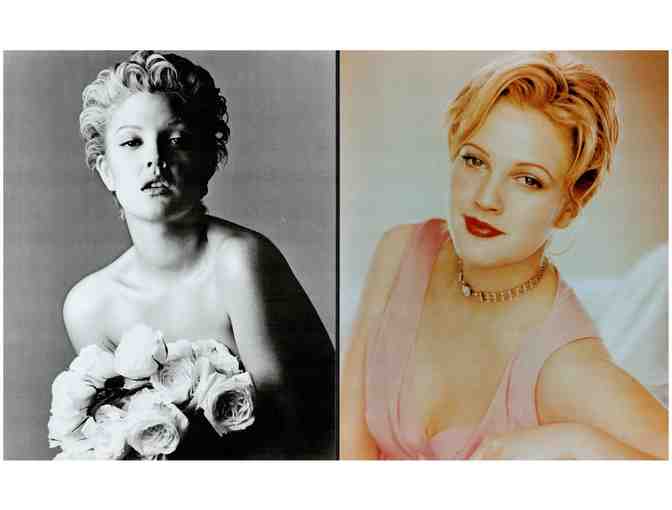 DREW BARRYMORE, group of classic celebrity portraits, stills or photos