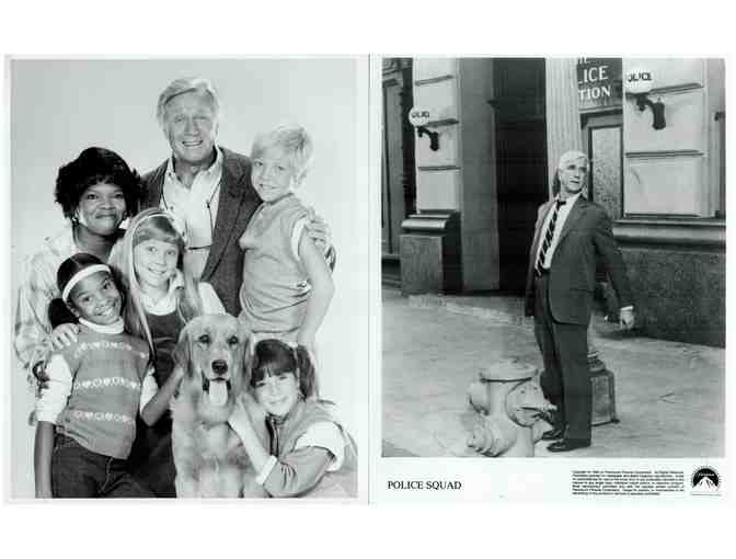 TV STILLS/PHOTOS LOT 1, varying dates, 8 titles, Perry Mason, Police Squad, Punky Brewster