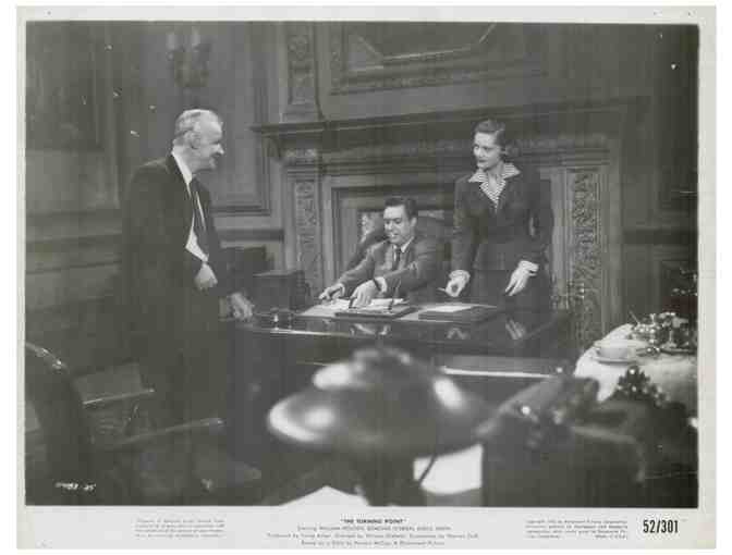 TURNING POINT, 1952, movie stills, William Holden, Alexis Smith