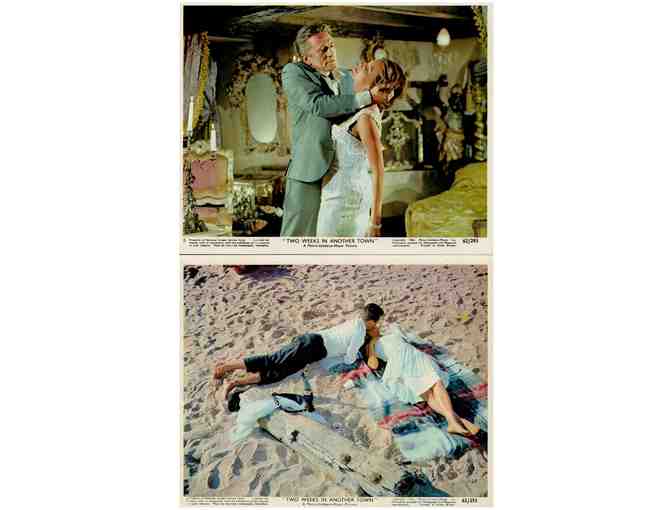 TWO WEEKS IN ANOTHER TOWN, 1962, mini lobby cards, Kirk Douglas