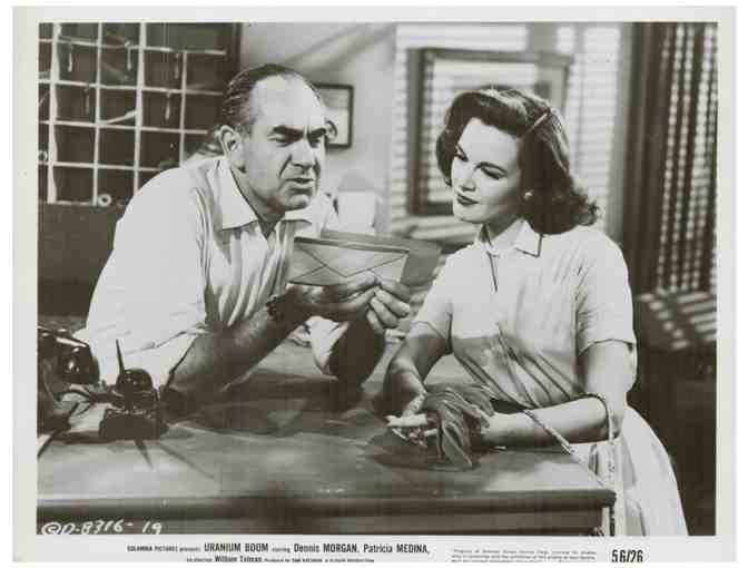 URANIUM BOOM, 1956, movie stills, Dennis Morgan, Patricia Medina