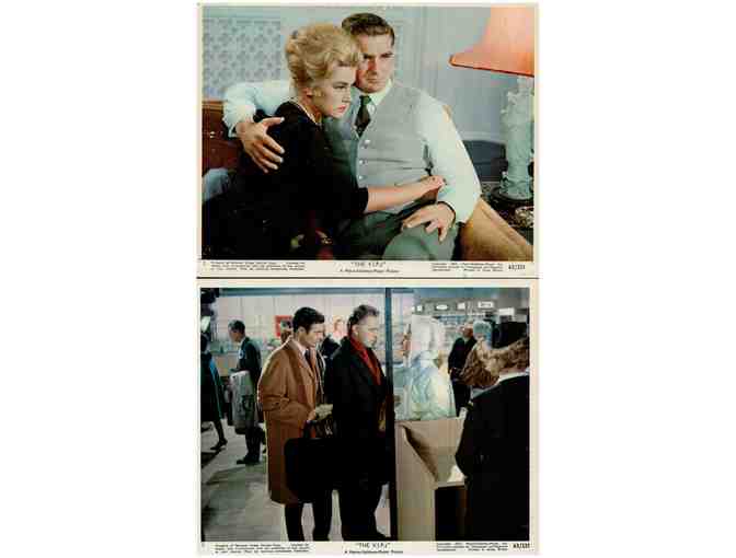 V.I.P.s, 1963, cards and stills, Elizabeth Taylor, Richard Burton