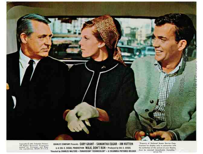 WALK DONT RUN, 1966, mini lobby cards, Cary Grant, Samantha Eggar - Photo 1