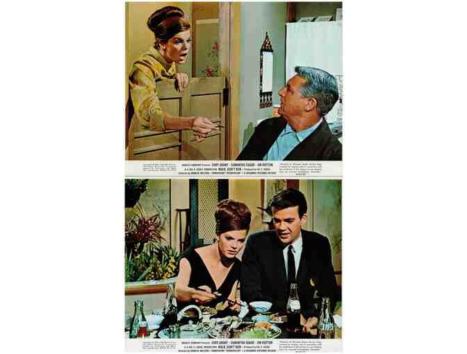 WALK DONT RUN, 1966, mini lobby cards, Cary Grant, Samantha Eggar