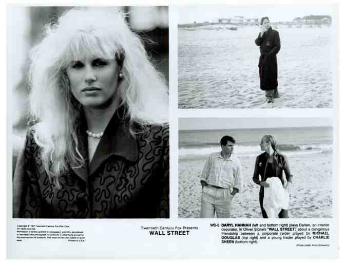 WALL STREET, 1987, movie stills, Michael Douglas, Daryl Hannah
