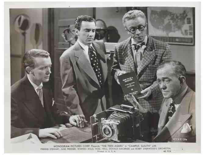 CAMPUS SLEUTH, 1948, movie stills, Freddie Stewart, June Preisser