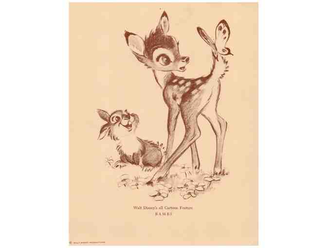 BAMBI, 1942, movie stills, collectors lot, Walt Disney animated feature - Photo 1