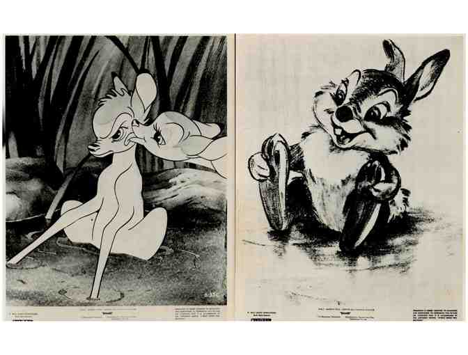 BAMBI, 1942, movie stills, collectors lot, Walt Disney animated feature - Photo 3