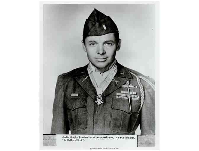 AUDIE MURPHY, group of classic celebrity portraits, stills or photos - Photo 1