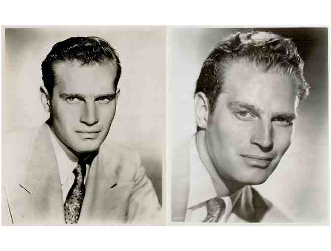 CHARLTON HESTON, collectors lot, group of classic celebrity portraits, stills or photos