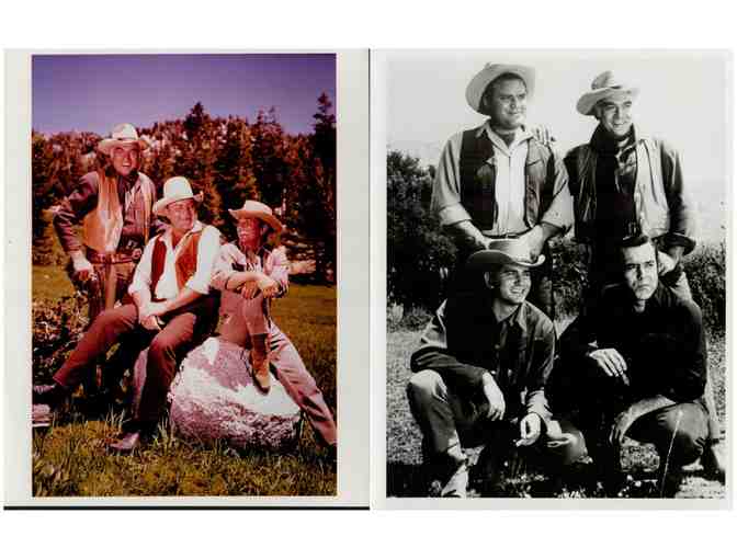 BONANZA, tv series, photographs, Lorne Greene, Michael Landon