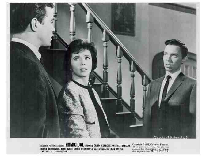 HOMICIDAL, 1961, movie stills, Glenn Corbett, Joan Marshall