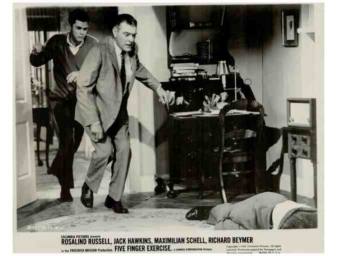 FIVE FINGER EXERCISE, 1962, movie stills, Rosalind Russell, Jack Hawkins