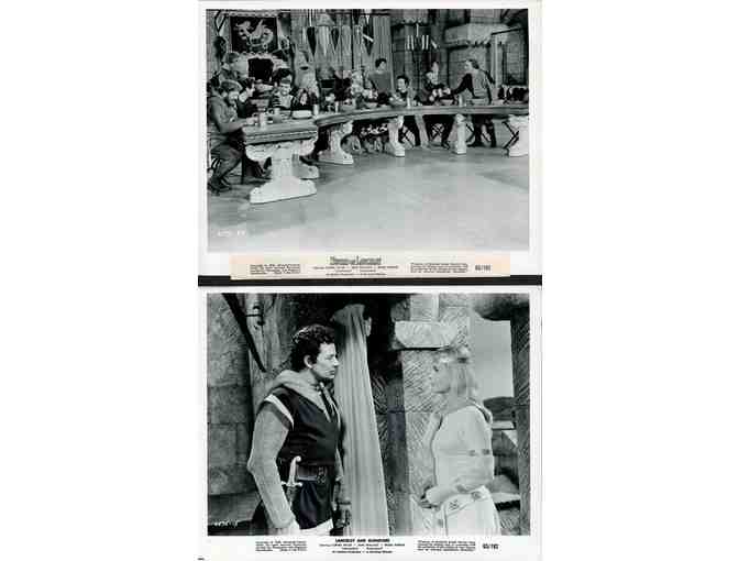 LANCELOT AND GUINEVERE, 1963, 8x10 production stills, Cornel Wilde, Jean Wallace