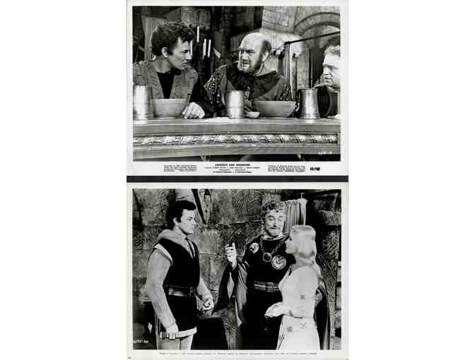 LANCELOT AND GUINEVERE, 1963, 8x10 production stills, Cornel Wilde, Jean Wallace