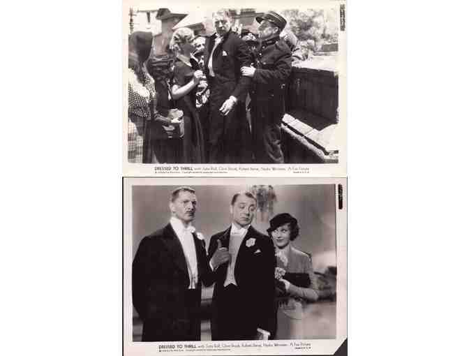 DRESSED TO THRILL, 1935, movie stills, Clive Brook, Robert Barrat