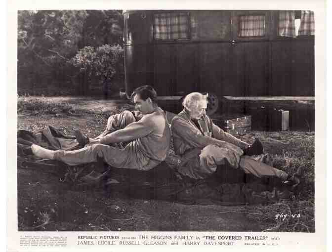 COVERED TRAILER, 1939, movie stills, Higgens family picture