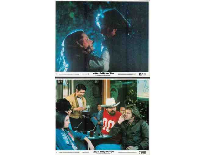 ALOHA, BOBBY AND ROSE, 1975, mini lobby cards, Paul Le Mat, Robert Carradine