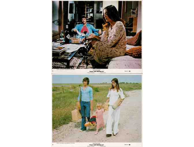PAUL AND MICHELLE, 1974, mini lobby cards, Anicee Alvina, Keir Dullea