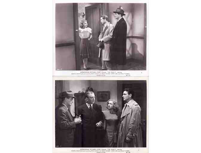 GUILTY, 1947, movie stills, COLLECTORS LOT, Bonita Granville, Don Castle