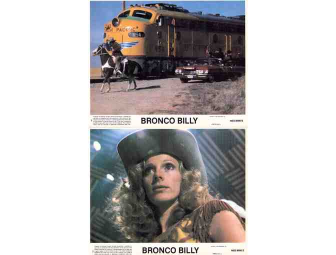 BRONCO BILLY, 1980, cards and stills, Clint Eastwood, Sondra Locke