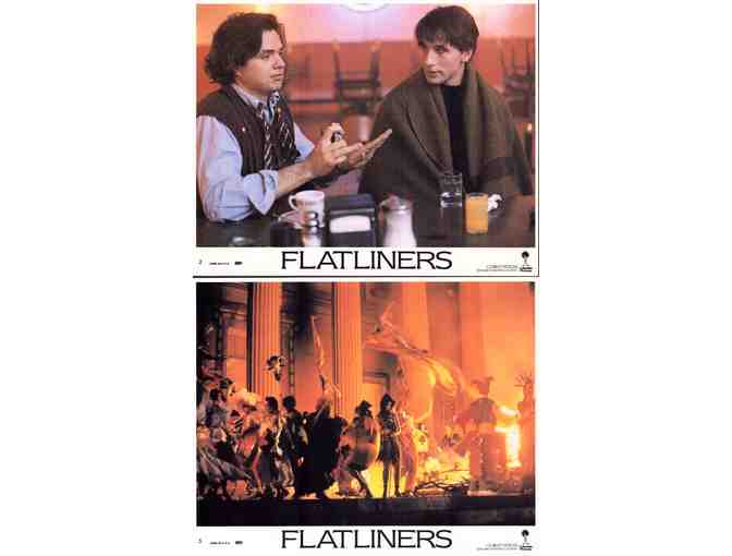 FLATLINERS, 1990, cards and stills, Kevin Bacon, Julia Roberts