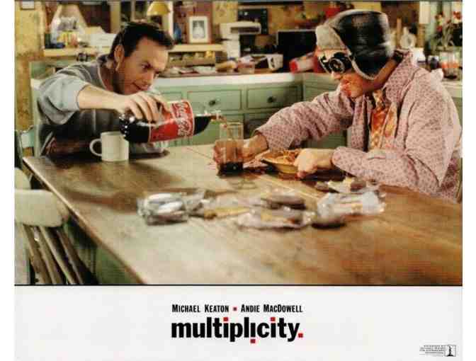 MULTIPLICITY, 1996, cards and stills, Michael Keaton, Andie MacDowell