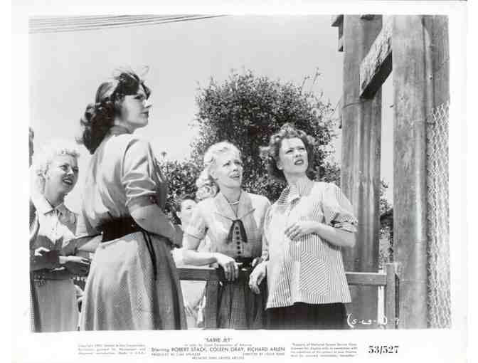SABRE JET, 1953, movie stills, Robert Stack, Amanda Blake