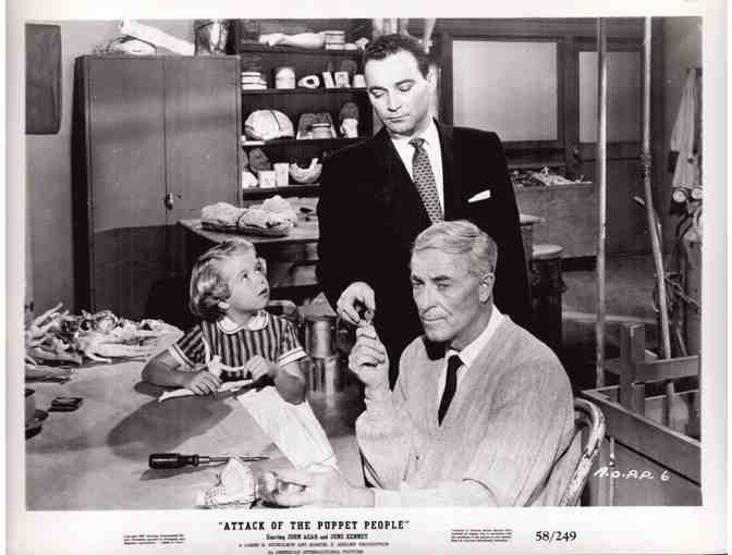 ATTACK OF THE PUPPET PEOPLE, 1958, movie stills, John Agar, John Hoyt