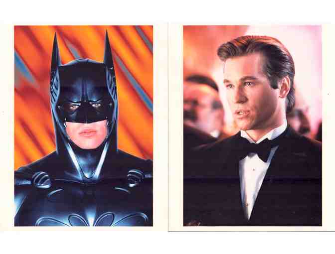 BATMAN FOREVER, 1995, color photographs, Val Kilmer, Jim Carrey