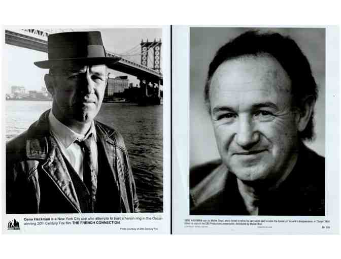 GENE HACKMAN, group of classic celebrity portraits, stills or photos