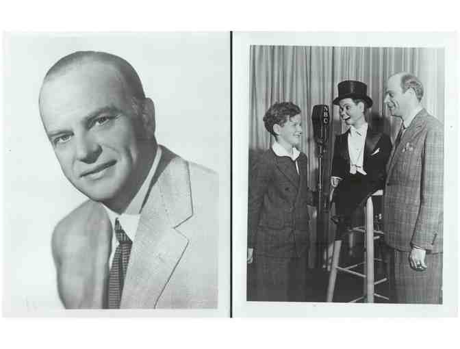 EDGAR BERGEN, group of classic celebrity portraits, stills or photos